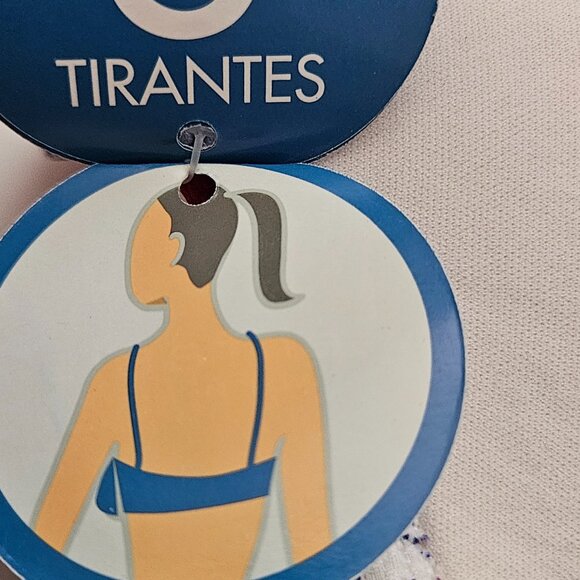 Enfasis Swimweare Bikini Set multway Red Blue Floral, top size 105B, bottom 4 - Picture 8 of 10